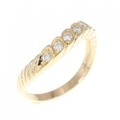 K18YG ダイヤモンド リング 0.14CT