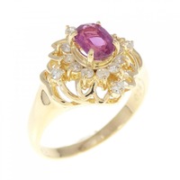 K18YG ルビー リング 0.53CT