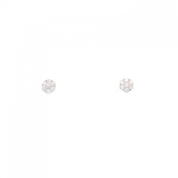 ポンテヴェキオ フラワー ダイヤモンド ピアス 0.12CT