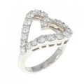 PT ハート ダイヤモンド リング 1.00CT
