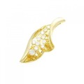 K18YG ダイヤモンド ペンダント 0.185CT
