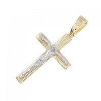 K18YG/K18WG クロスペンダント