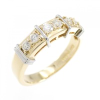 K18YG/PT ダイヤモンド リング 0.20CT