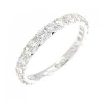 PT ハーフエタニティ ダイヤモンド リング 1.01CT