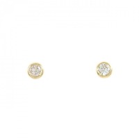 K18YG ダイヤモンド ピアス 0.30CT
