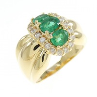 K18YG エメラルド リング 0.99CT