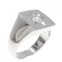 PM 印台 ダイヤモンド リング 0.403CT