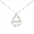 【新品】PT ダイヤモンド ネックレス 0.392CT D SI2 Good