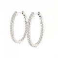 【新品】PT ダイヤモンド ピアス 1.00CT
