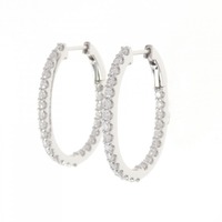 【新品】PT ダイヤモンド ピアス 1.00CT