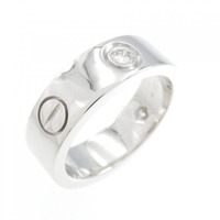 カルティエ ラブ ハーフダイヤ リング