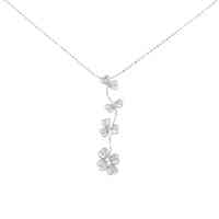 750WG ダイヤモンド ネックレス 0.12CT