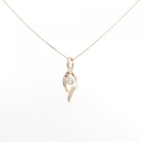 K10PG ルビー ネックレス