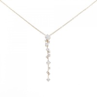 K18PG ダイヤモンド ネックレス 0.225CT