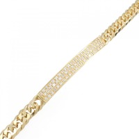 【新品】K18YG ダイヤモンド ブレスレット 0.65CT