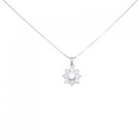 PT フラワー ダイヤモンド ネックレス 1.02CT
