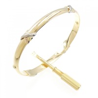 カルティエ 750スリーカラー バングル