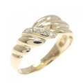 K18YG ダイヤモンド リング 0.04CT