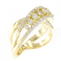 K18YG ダイヤモンド リング 0.73CT
