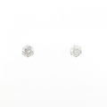 PT ソリティア ダイヤモンド ピアス 0.30CT