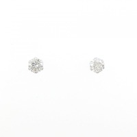 PT ソリティア ダイヤモンド ピアス 0.30CT