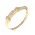K18YG ダイヤモンド リング 0.10CT