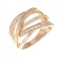 K18PG ダイヤモンド リング 0.45CT