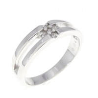 K18WG ダイヤモンド リング 0.04CT