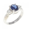PT サファイヤ リング 0.92CT