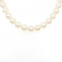 シルバークラスプ アコヤパール ネックレス 9-9.5mm