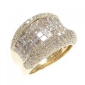 K18YG ダイヤモンド リング 3.30CT