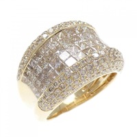 K18YG ダイヤモンド リング 3.30CT