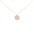K18PG ダイヤモンド ネックレス 0.03CT