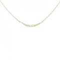 K18YG ダイヤモンド ネックレス 0.02CT