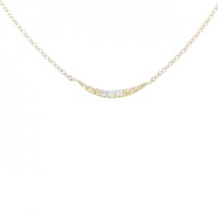 K18YG ダイヤモンド ネックレス 0.02CT