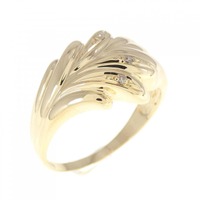 K18YG ダイヤモンド リング 0.02CT