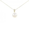 【新品】K18YG アコヤパール ネックレス 7.3mm