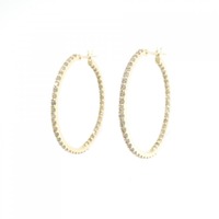 K18YG ダイヤモンド ピアス 1.00CT