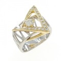 K18YG ダイヤモンド リング 0.20CT