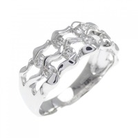 K18WG ダイヤモンド リング 0.30CT