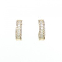 【新品】K18YG ダイヤモンド ピアス 0.86CT