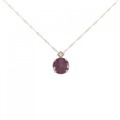 K18PG ガーネット ネックレス 1.20CT