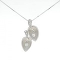 K18WG ダイヤモンド ネックレス 0.20CT