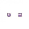 【新品】K18YG アメジスト ピアス 1.10CT