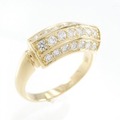 K18YG ダイヤモンド リング 0.60CT