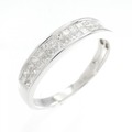 K18WG ダイヤモンド リング 0.80CT
