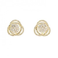 K18YG ダイヤモンド ピアス 1.40CT
