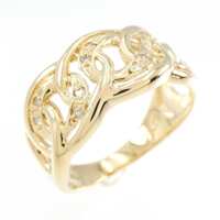 K18YG ダイヤモンド リング 0.06CT