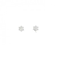 PT ソリティア ダイヤモンド ピアス 0.30CT
