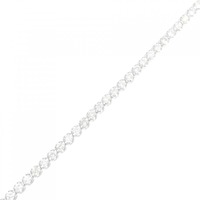 【新品】K18WG ダイヤモンド ブレスレット 2.00CT